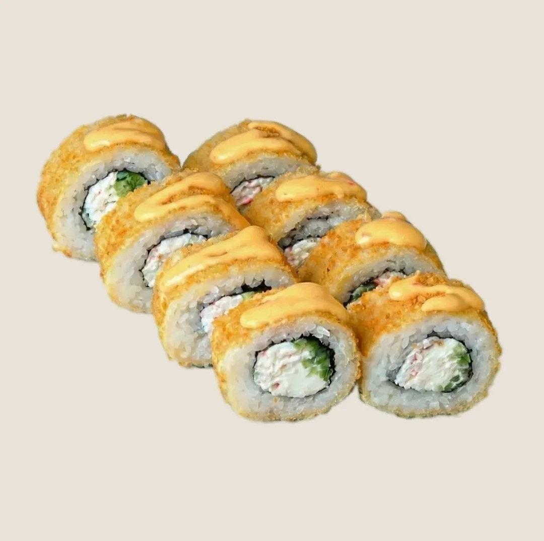 Жареный с крабом